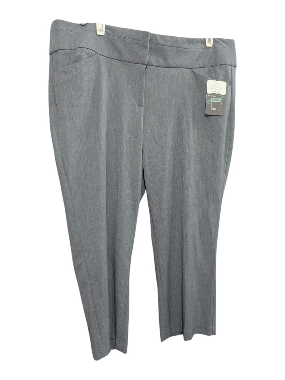 Maurices Women's Capri Dress Pants Size 18 Gray Slims Belly W-571